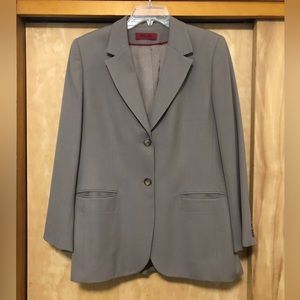 KGR wool blazer. Taupe. Size 10.